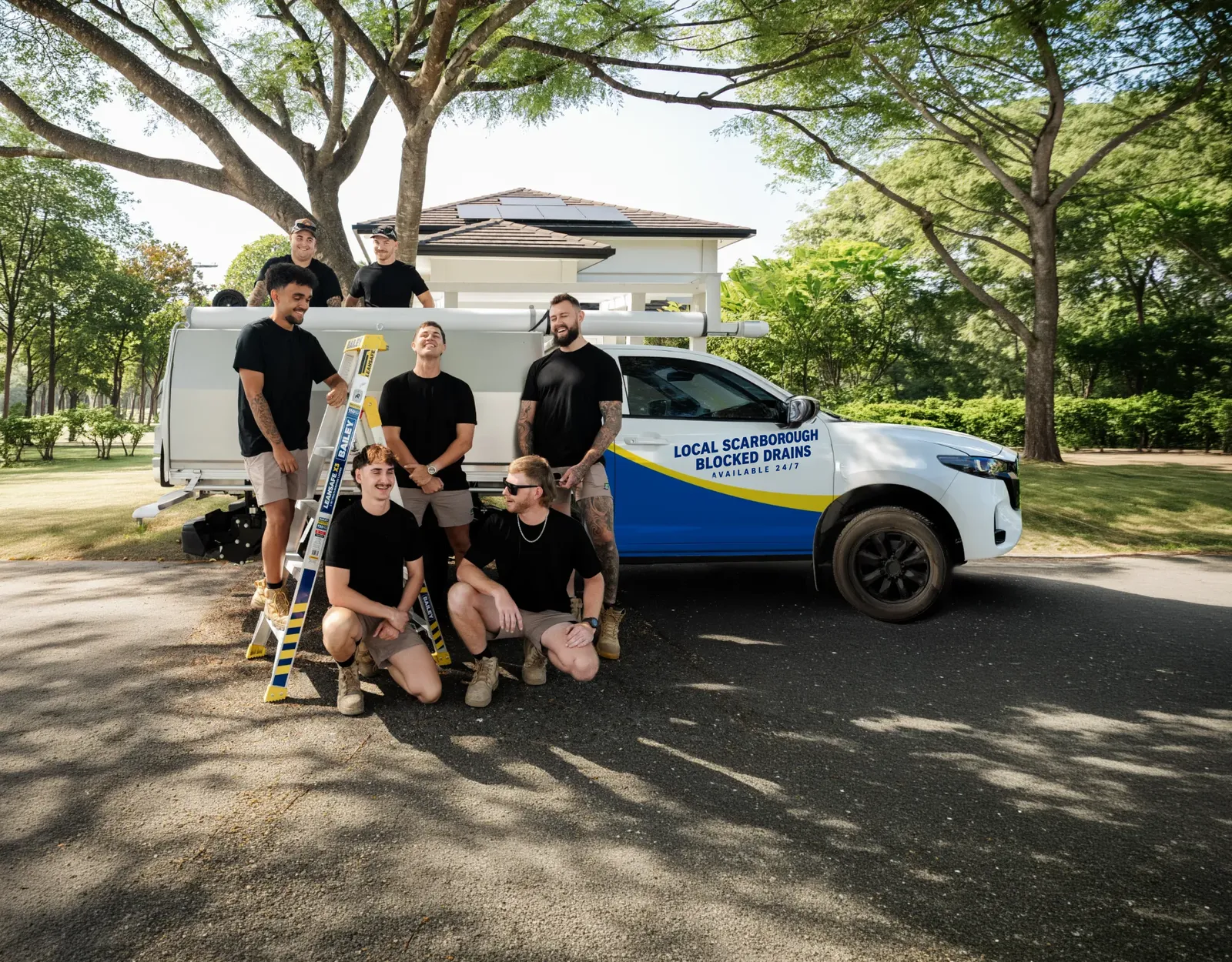 Local Scarborough Blocked Drains ute and team
